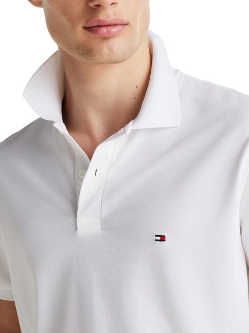 TH Polo de algod&oacute;n de manga corta blanco - camisa polo