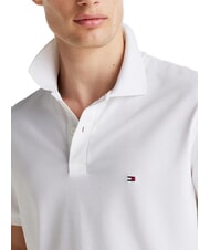 TOMMY HILFIGER TH Polo de algod&oacute;n de manga corta blanco - camisa polo - 3