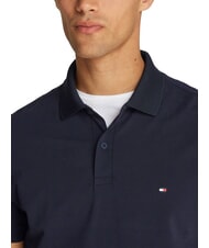 TOMMY HILFIGER TH Polo de algod&oacute;n de manga corta cielo del desierto - camisa polo - 3