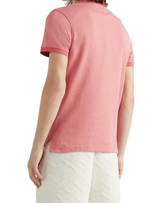 TH Polo de algod&oacute;n de manga corta rosa - camisa polo
