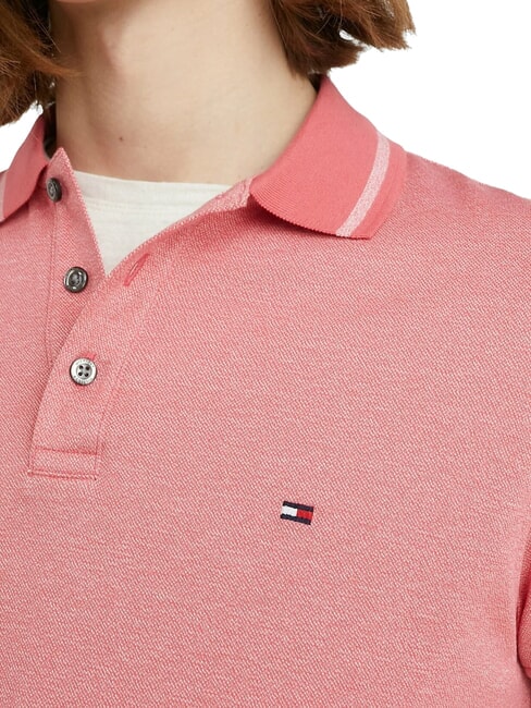 TH Polo de algod&oacute;n de manga corta rosa - camisa polo