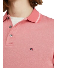 TOMMY HILFIGER TH Polo de algod&oacute;n de manga corta rosa - camisa polo - 3
