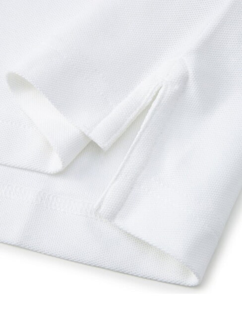 TH Polo de algod&oacute;n de manga corta blanco brillante - camisa polo