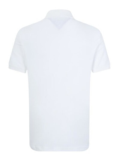 TH Polo de algod&oacute;n de manga corta blanco brillante - camisa polo