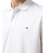 TOMMY HILFIGER TH Polo de algod&oacute;n de manga corta blanco - camisa polo - 3