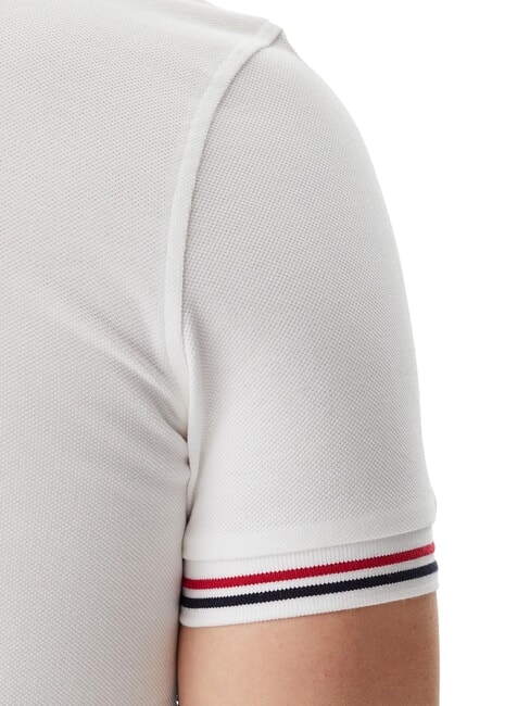 TH TIPPED Polo de manga corta de corte entallado blanco - camisa polo