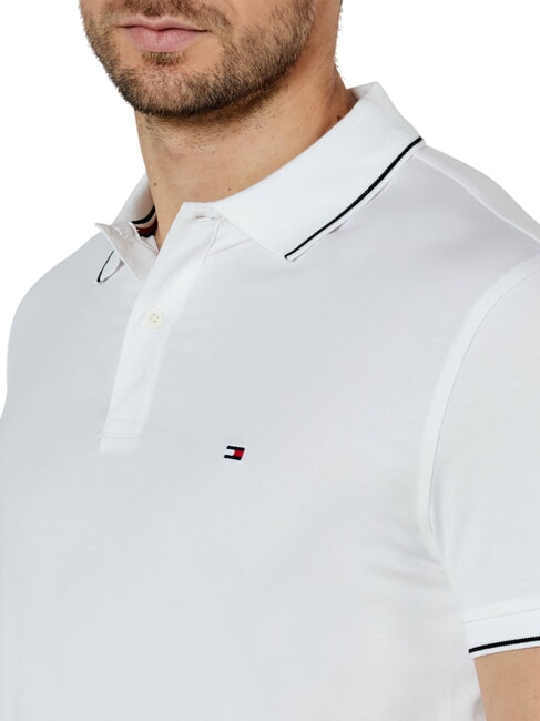 TH Polo de manga corta con ribete blanco - camisa polo