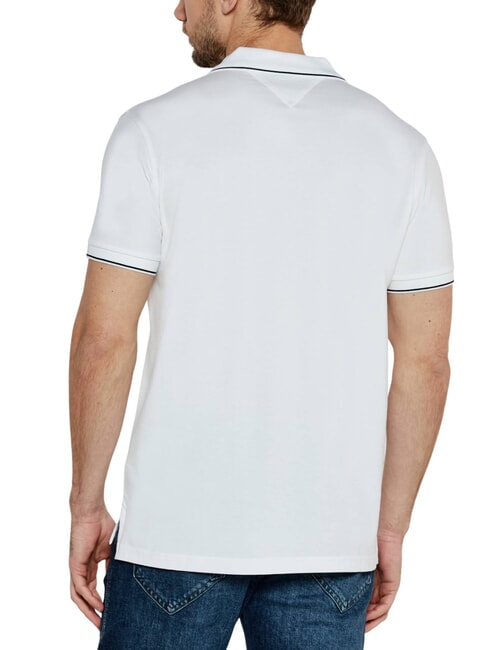 TH Polo de manga corta con ribete blanco - camisa polo