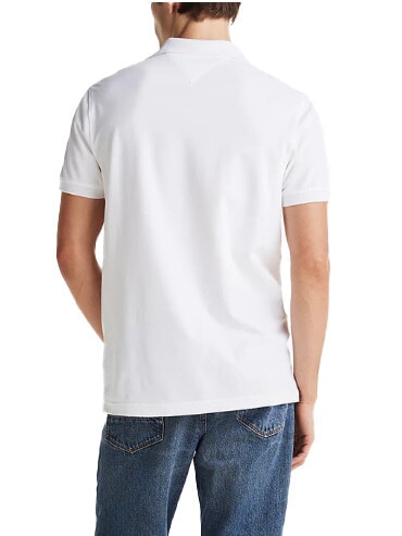 TH Polo de algod&oacute;n de manga corta blanco - camisa polo