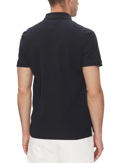 TH Polo de manga corta con bordado de monograma cielo del desierto - camisa polo