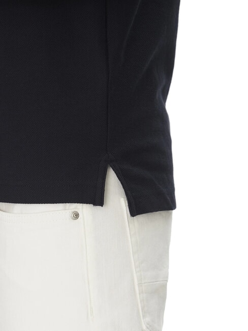 TH Polo de manga corta con bordado de monograma cielo del desierto - camisa polo