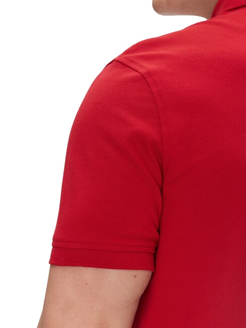 TH Polo de manga corta de corte regular rojo medio - camisa polo