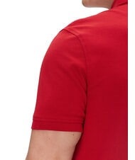 TOMMY HILFIGER TH Polo de manga corta de corte regular rojo medio - camisa polo - 4