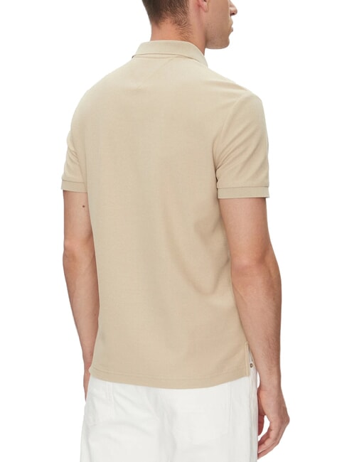 TH Polo de manga corta con bordado de monograma s&aacute;ndalo - camisa polo