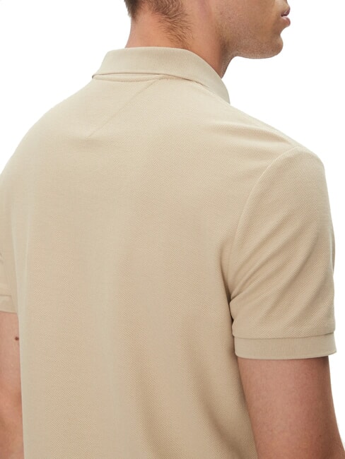 TH Polo de manga corta con bordado de monograma s&aacute;ndalo - camisa polo