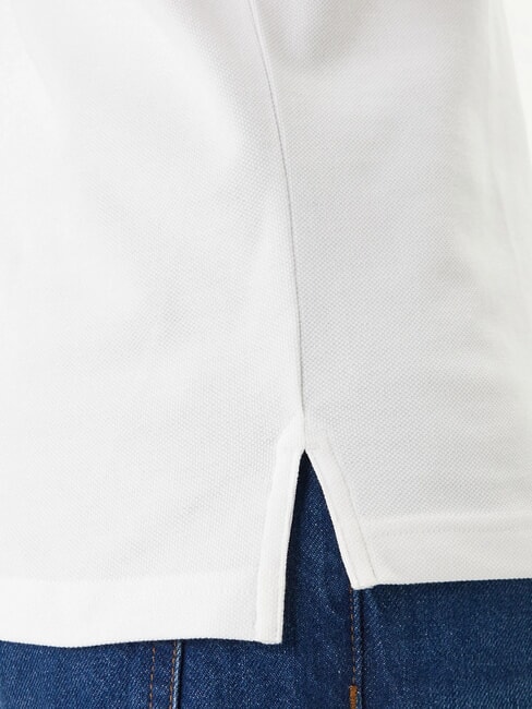 TH Polo de manga corta de corte regular blanco - camisa polo