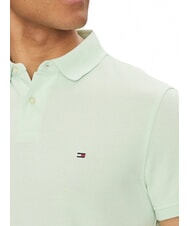 TOMMY HILFIGER TH Polo de manga corta de corte regular verde &oacute;palo - camisa polo - 3