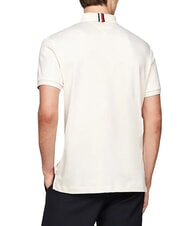 TOMMY HILFIGER TH Polo de manga corta con cinta en el cuello blanco - camisa polo - 2