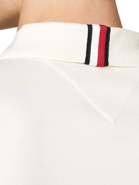 TH Polo de manga corta con cinta en el cuello blanco - camisa polo
