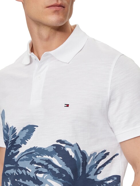 TH Polo de manga corta con estampado blanco - camisa polo