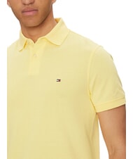 TOMMY HILFIGER TH Polo de manga corta de corte regular limoncillo - camisa polo - 3