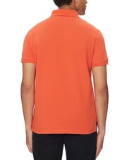 TOMMY HILFIGER TH Polo de manga corta de corte regular naranja brillante - camisa polo - 2