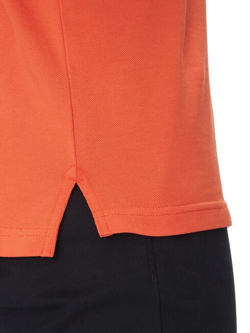 TH Polo de manga corta de corte regular naranja brillante - camisa polo