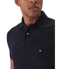 TOMMY HILFIGER TH Polo de manga corta de corte regular cielo del desierto - camisa polo - 3