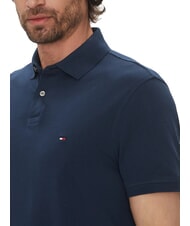 TOMMY HILFIGER TH Polo de manga corta de corte regular cielo nocturno - camisa polo - 3