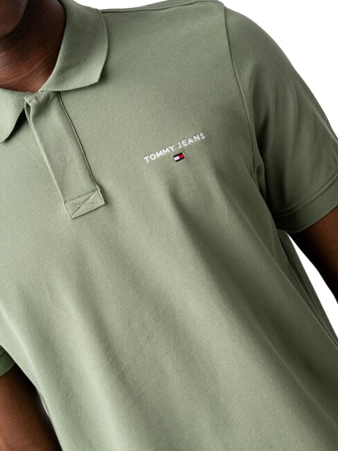 TH JEANS Polo de manga corta con logo Aruba Verde - camisa polo
