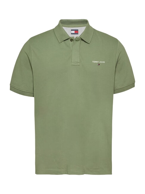TH JEANS Polo de manga corta con logo Aruba Verde - camisa polo