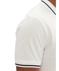 TOMMY HILFIGER TH JEANS Polo de manga corta de corte entallado crudo - camisa polo - 4