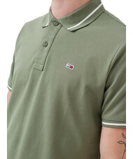 TOMMY HILFIGER TH JEANS Polo de manga corta de corte entallado Aruba Verde - camisa polo - 3