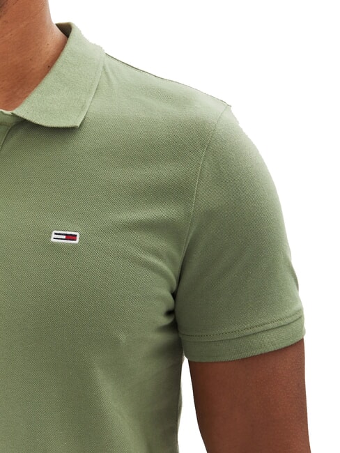 TH JEANS Polo de manga corta con bandera Aruba Verde - camisa polo