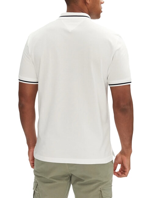 TH JEANS Polo de manga corta de corte entallado crudo - camisa polo