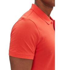 TOMMY HILFIGER TH JEANS Polo de manga corta con bandera bermell&oacute;n brillante - camisa polo - 4