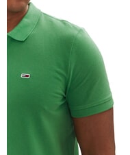 TOMMY HILFIGER TH JEANS Polo de manga corta con bandera verde costero - camisa polo - 3