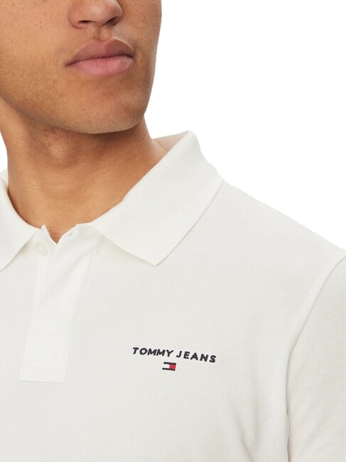 TH JEANS Polo de manga corta con logo crudo - camisa polo