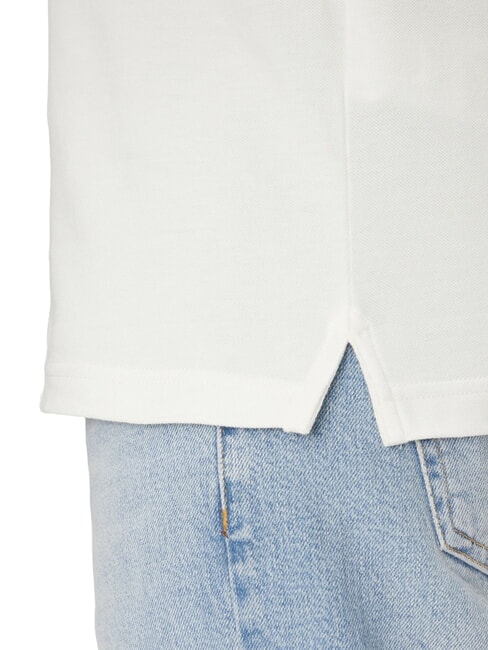 TH JEANS Polo de manga corta con logo crudo - camisa polo