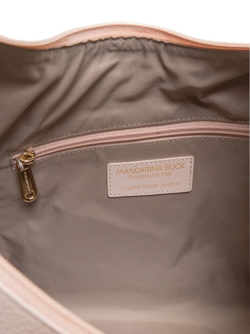 MELLOW LEATHER Bolso de hombro, piel rosa caramelo - Bolsos Mujer