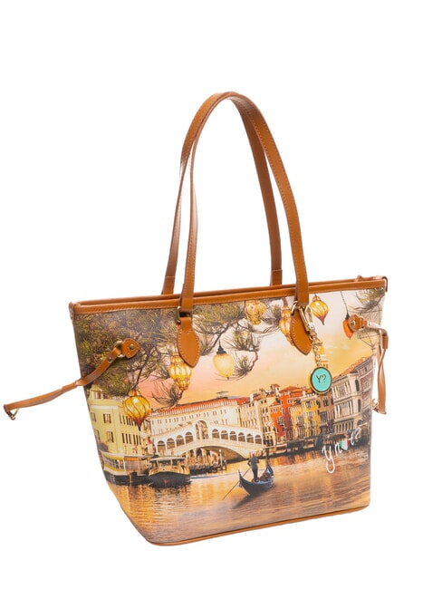 YESBAG Bolsa de compras grande Venecia navide&ntilde;a - Bolsos Mujer