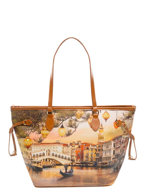YESBAG Bolsa de compras grande Venecia navide&ntilde;a - Bolsos Mujer