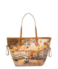 YNOT YESBAG Bolsa de compras grande Venecia navide&ntilde;a - Bolsos Mujer - 4