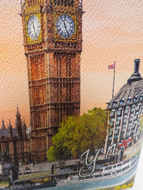 YESBAG Estuche de belleza grande acampanado flor amarilla - Neceser