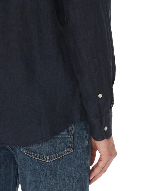 TH Camisa de cuello coreano de corte regular cielo del desierto - Camisas de hombre