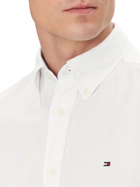 TH Camisa de manga corta con botones blanco &oacute;ptico - Camisas de hombre