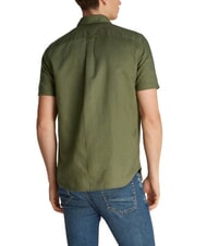 TOMMY HILFIGER TH Camisa de manga corta con botones verde batalla - Camisas de hombre - 2