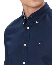 TOMMY HILFIGER TH Camisa de manga corta con botones azul marino de carbono - Camisas de hombre - 3