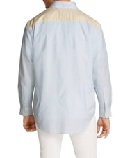 TOMMY HILFIGER TH Camisa de manga larga con bloques de color azul ventoso - Camisas de hombre - 2