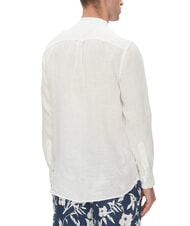 TOMMY HILFIGER TH Camisa de cuello coreano de corte regular blanco &oacute;ptico - Camisas de hombre - 2